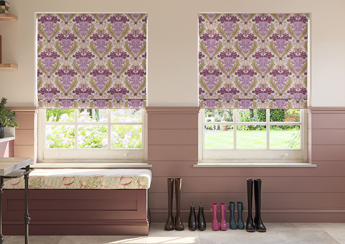 Acanthus, Berry - Roman Blind - Image 3